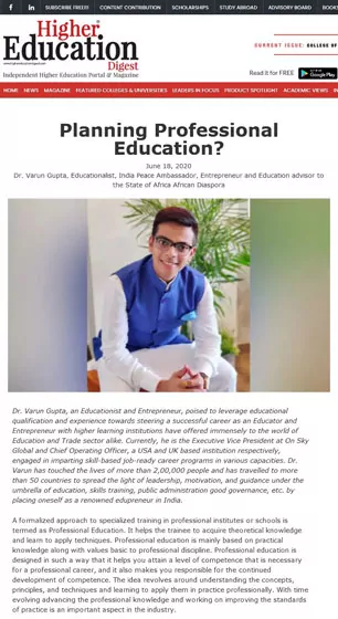 Higher Education